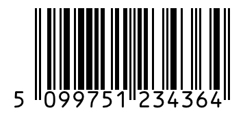 Barcode 5099751234364