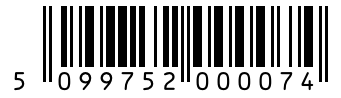 Barcode 5099752000074