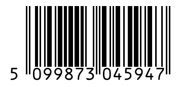 Barcode 5099873045947