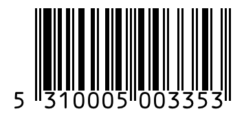 Barcode 5310005003353