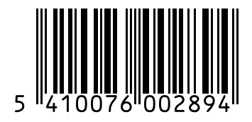 Barcode 5410076002894