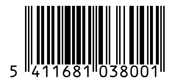 Barcode 5411681038001