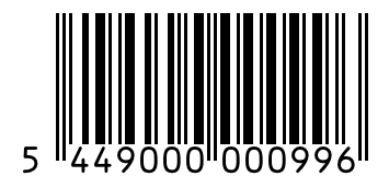 Barcode 5449000000996