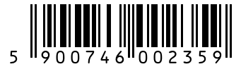 Barcode 5900746002359