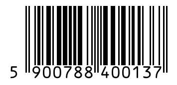 Barcode 5900788400137