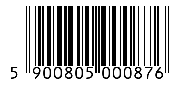 Barcode 5900805000876