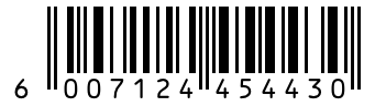 Barcode 6007124454430