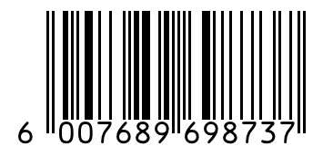 Barcode 6007689698737