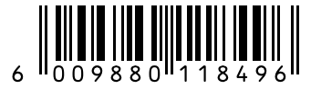Barcode 6009880118496