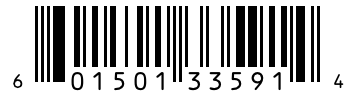 Barcode 601501335914