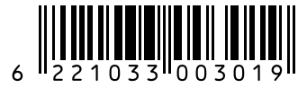Barcode 6221033003019