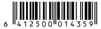 Barcode 6412500014359