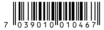 Barcode 7039010010467