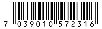 Barcode 7039010572316