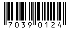 Barcode 70390124
