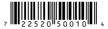Barcode 722520500104