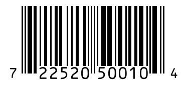 Barcode 722520500104