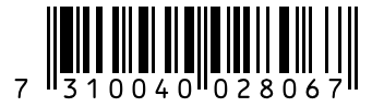 Barcode 7310040028067