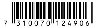 Barcode 7310070124906