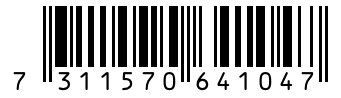 Barcode 7311570641047
