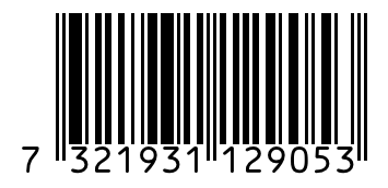 Barcode 7321931129053