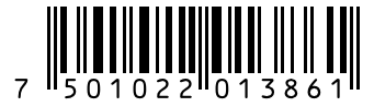 Barcode 7501022013861