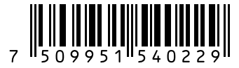 Barcode 7509951540229