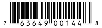 Barcode 763649001448