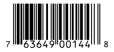 Barcode 763649001448