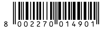Barcode 8002270014901