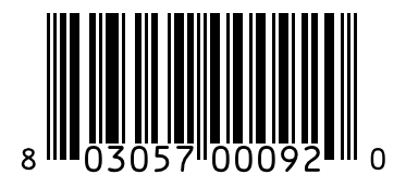 Barcode 803057000920