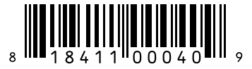 Barcode 818411000409