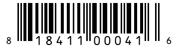 Barcode 818411000416