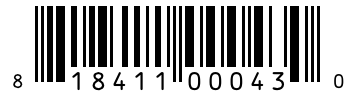 Barcode 818411000430