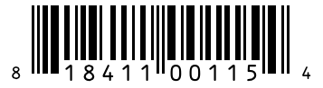 Barcode 818411001154