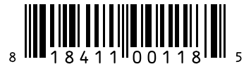 Barcode 818411001185