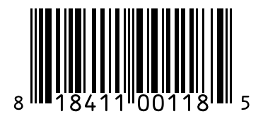 Barcode 818411001185