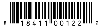 Barcode 818411001222
