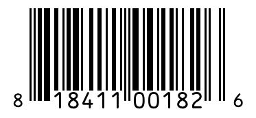 Barcode 818411001826