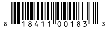 Barcode 818411001833