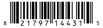Barcode 821797144315