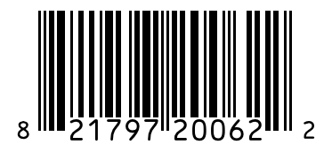 Barcode 821797200622