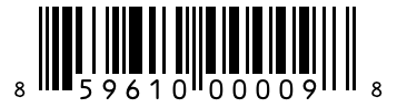 Barcode 859610000098