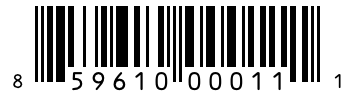 Barcode 859610000111