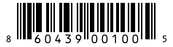 Barcode 860439001005