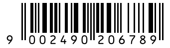 Barcode 9002490206789