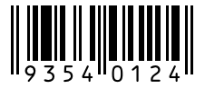 Barcode 93540124