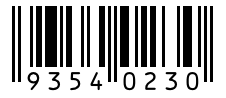 Barcode 93540230