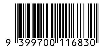 Barcode 9399700116830