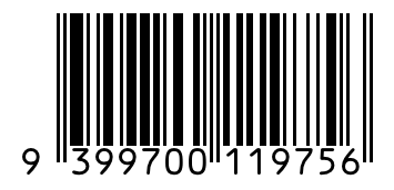 Barcode 9399700119756